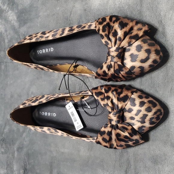 torrid Shoes - Torrid Animal Print Flats Size 10W